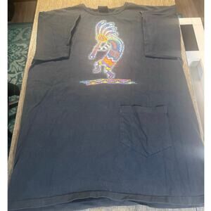 VTG 90s Alore Kokopelli Indian Single Stitch T-Shirt XL Made in the USA!